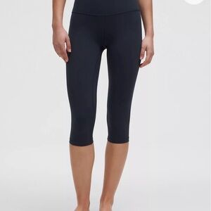 Lululemon Align High Rise Crop Leggings, Navy